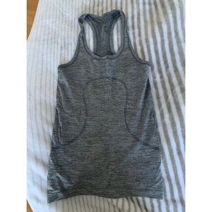 Gray Lululemon tank top